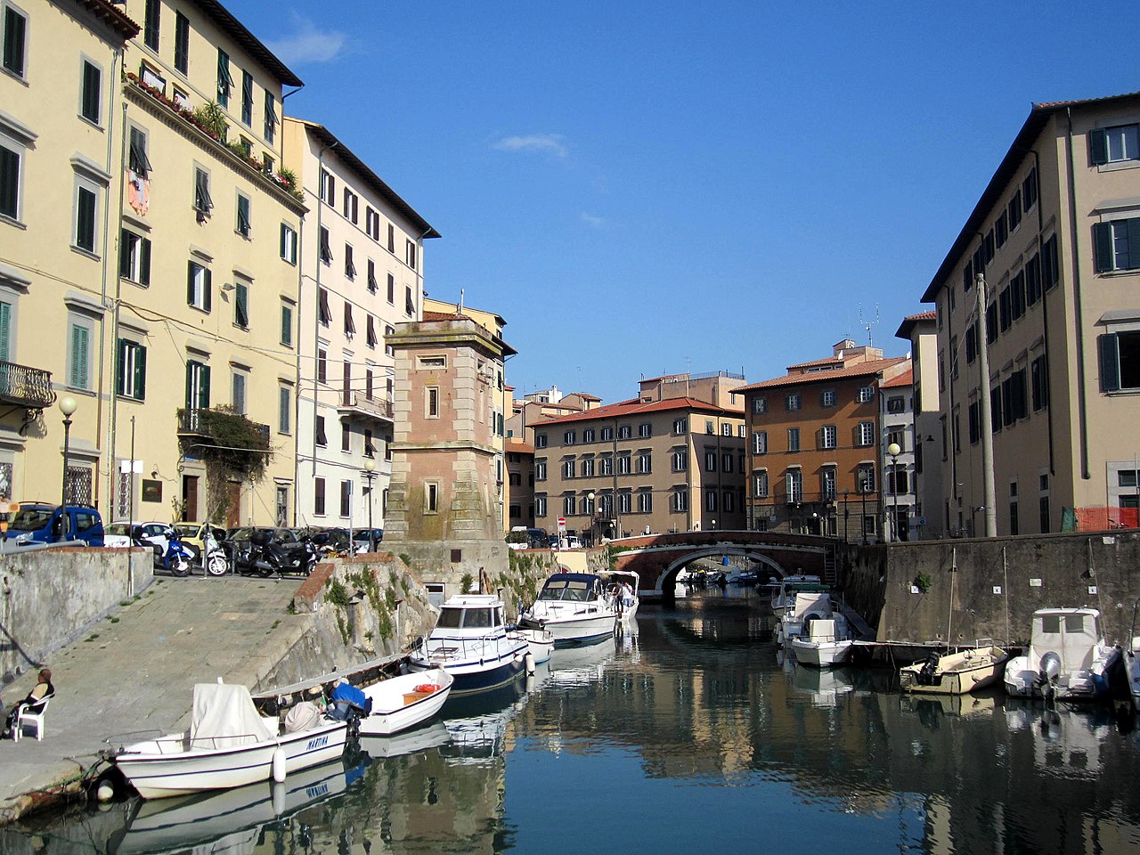 Livourne, le quartier Venezia Nuova. Photo : Luca Aless