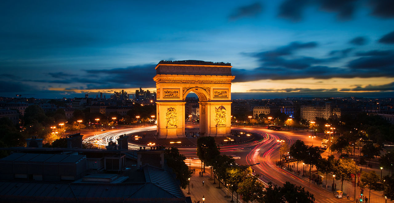 The Arc de Triomphe. Photo: Xavier Sayanoff