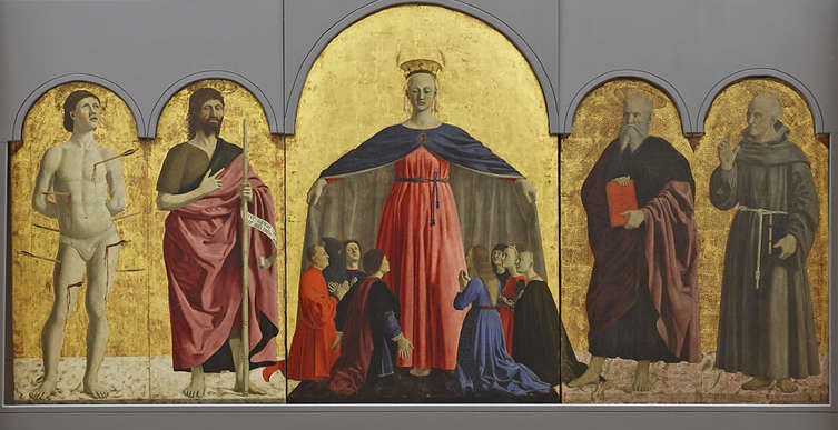 Tradition and modernity: the Polyptych of Mercy by Piero della Francesca