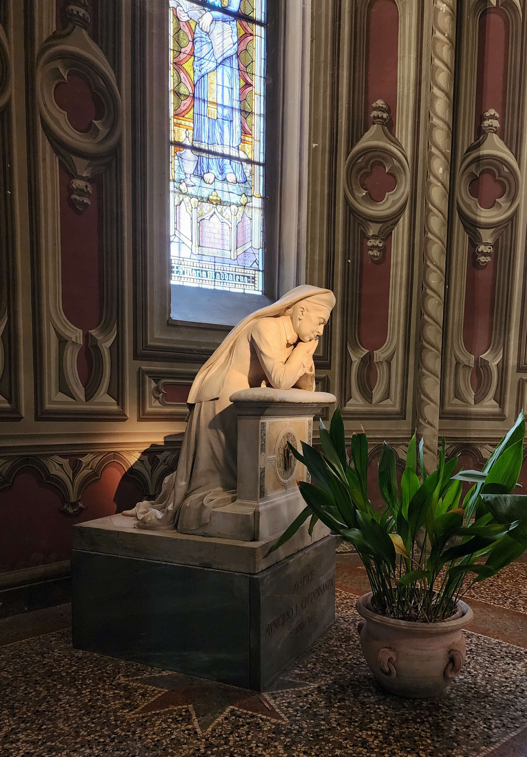 The monument to Mary Clotilde in the church of Santa Maria della Scala in Moncalieri