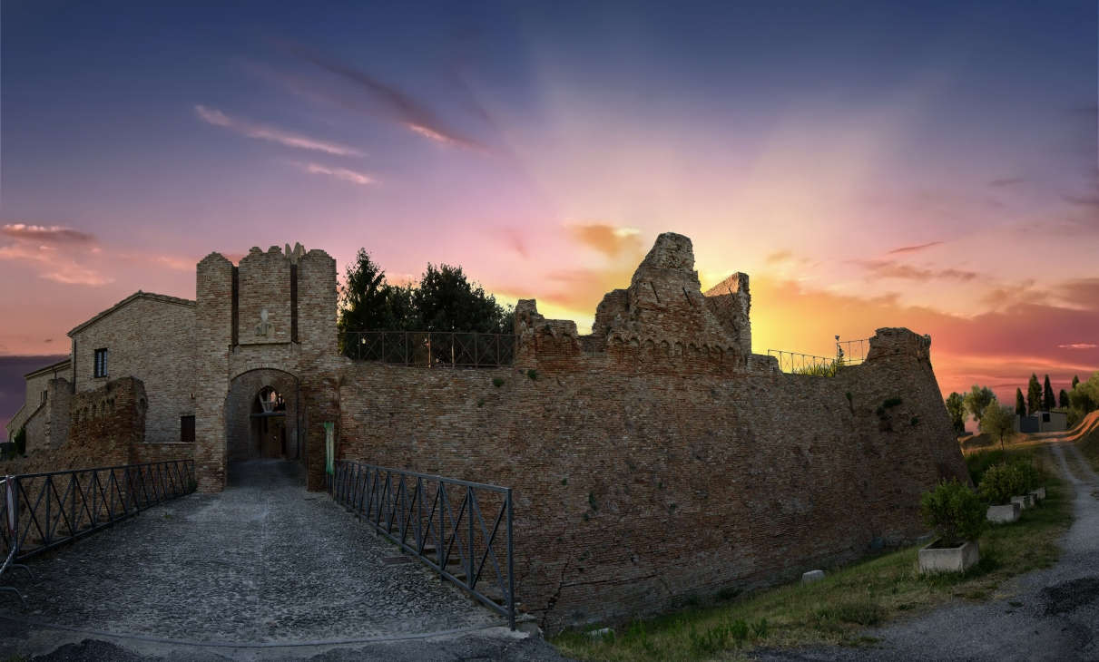 Château de Coriano. Photo : Antonio Morri