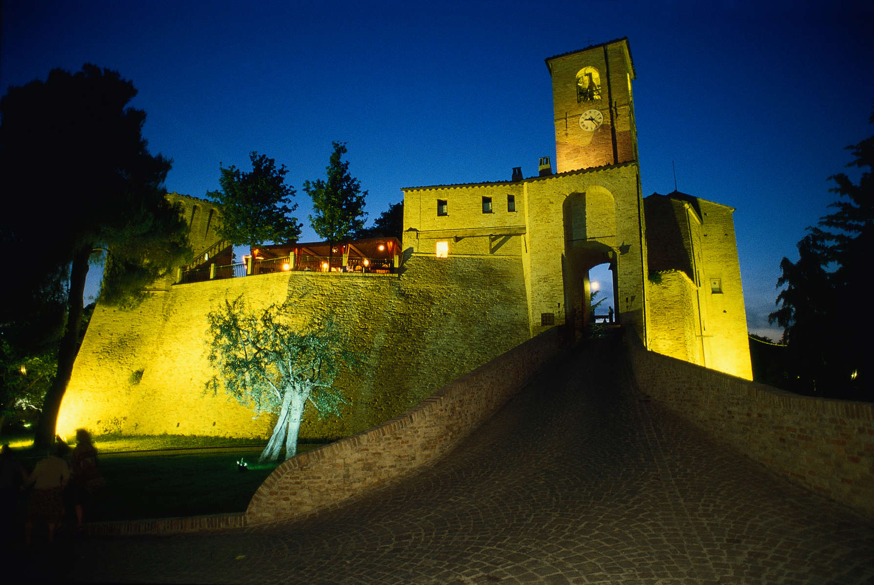 Château de Montegridolfo. Photo : T. Mosconi / Province de Rimini