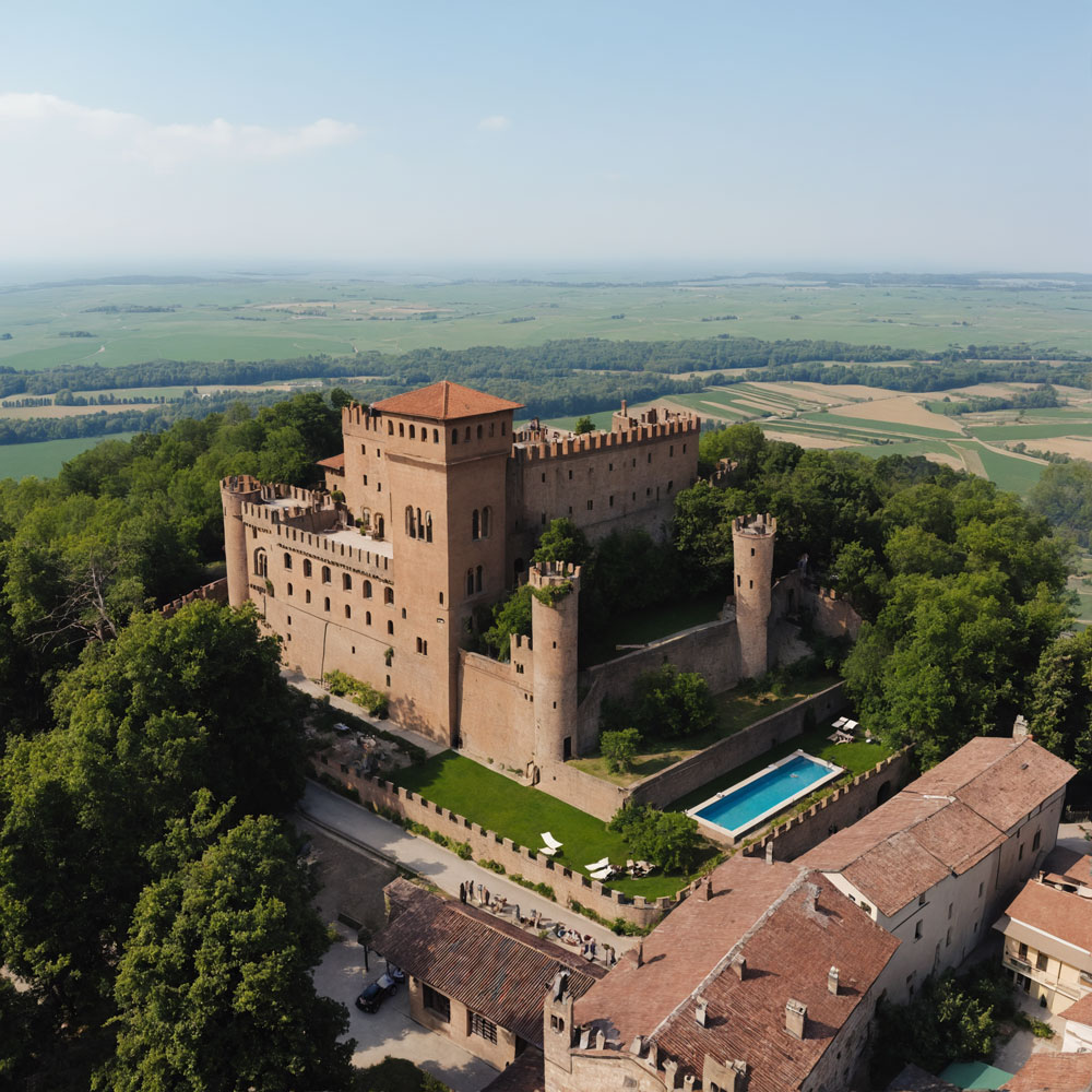 Le château de Gabiano