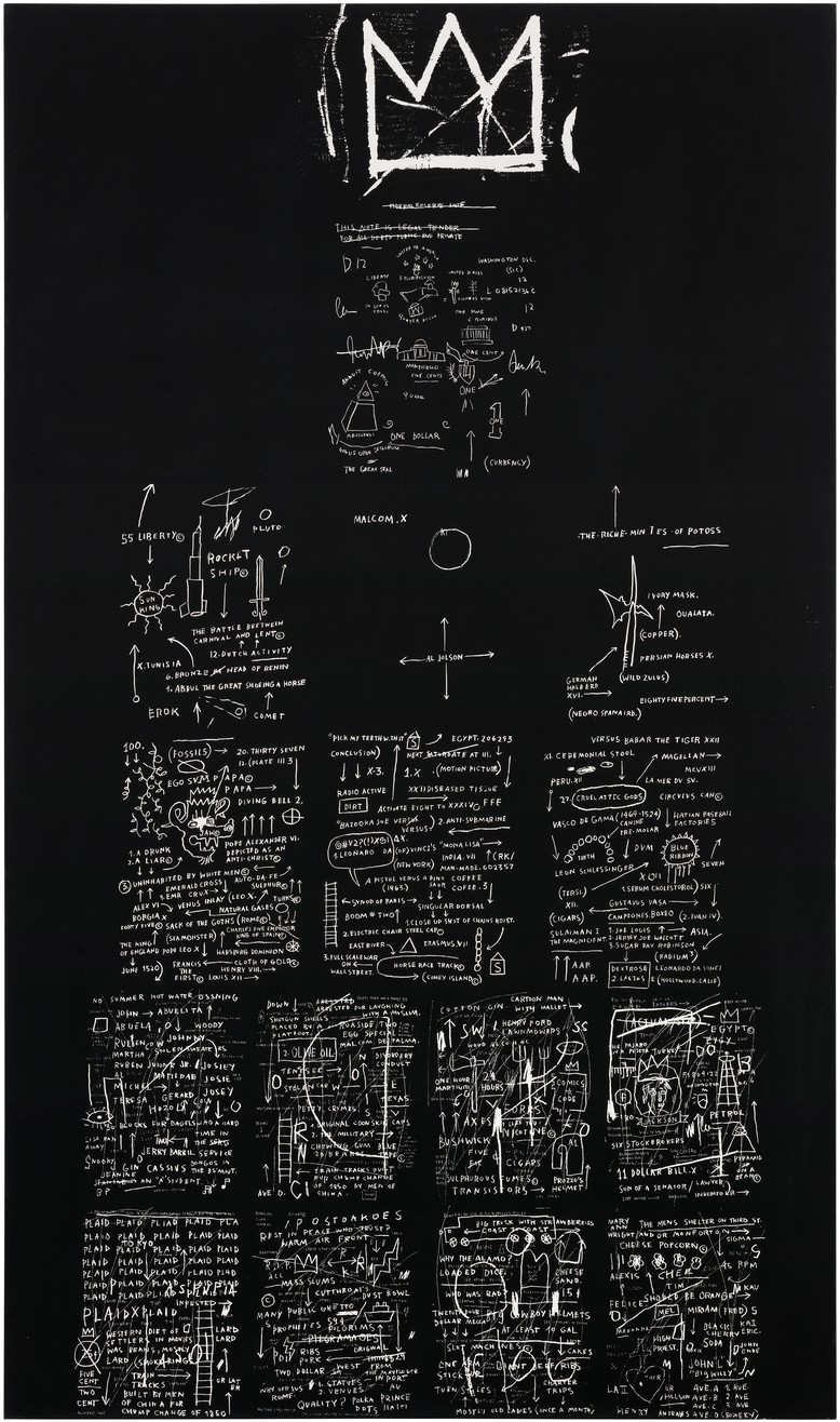 Gagosian's first retrospective of Jean-Michel Basquiat's work produced ...