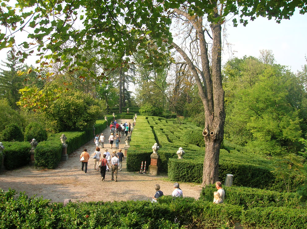 Le labyrinthe du château de Gabiano