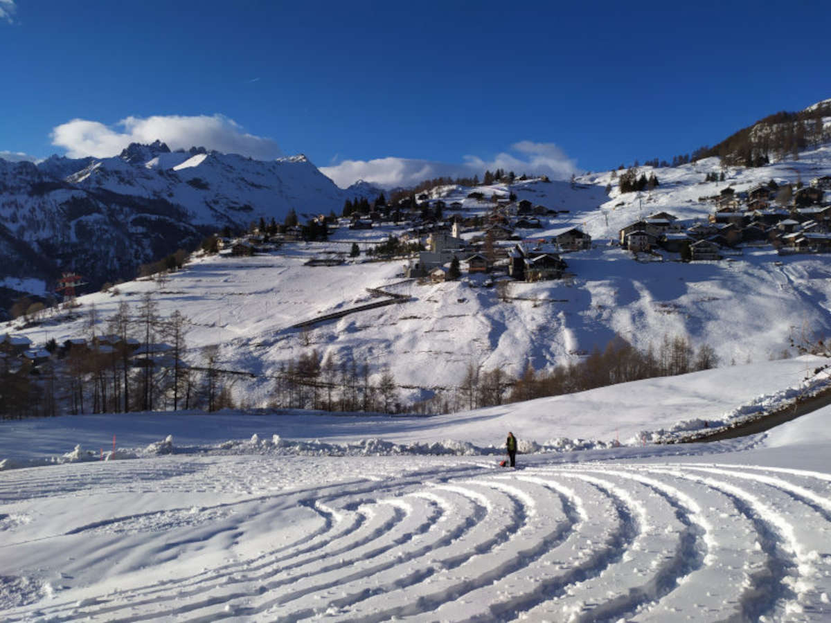 El Laberinto de Nieve de Gamuza, Laberinto Femenino 2024. Foto: Gian Mario Navillod