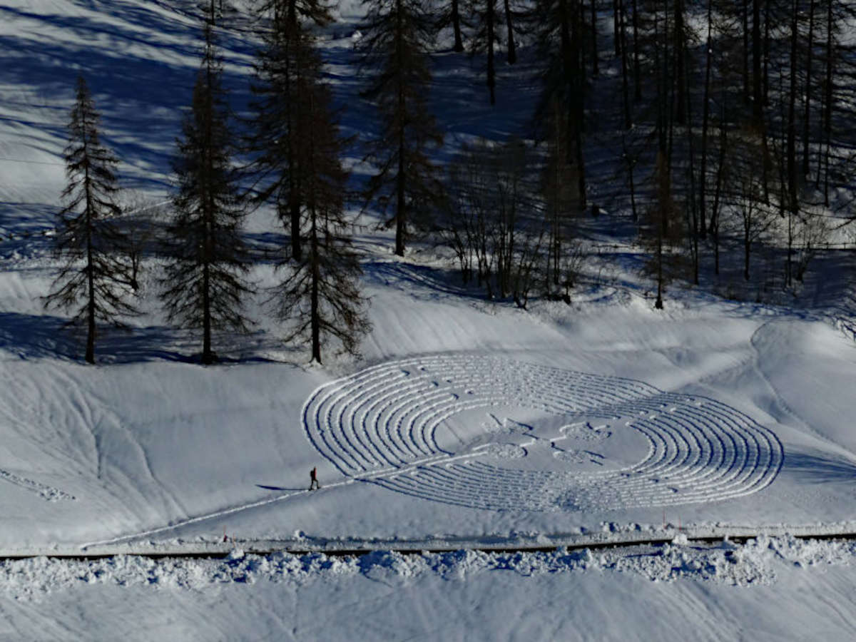 El Laberinto de Nieve de Gamuza, Laberinto Femenino 2024. Foto: Gian Mario Navillod