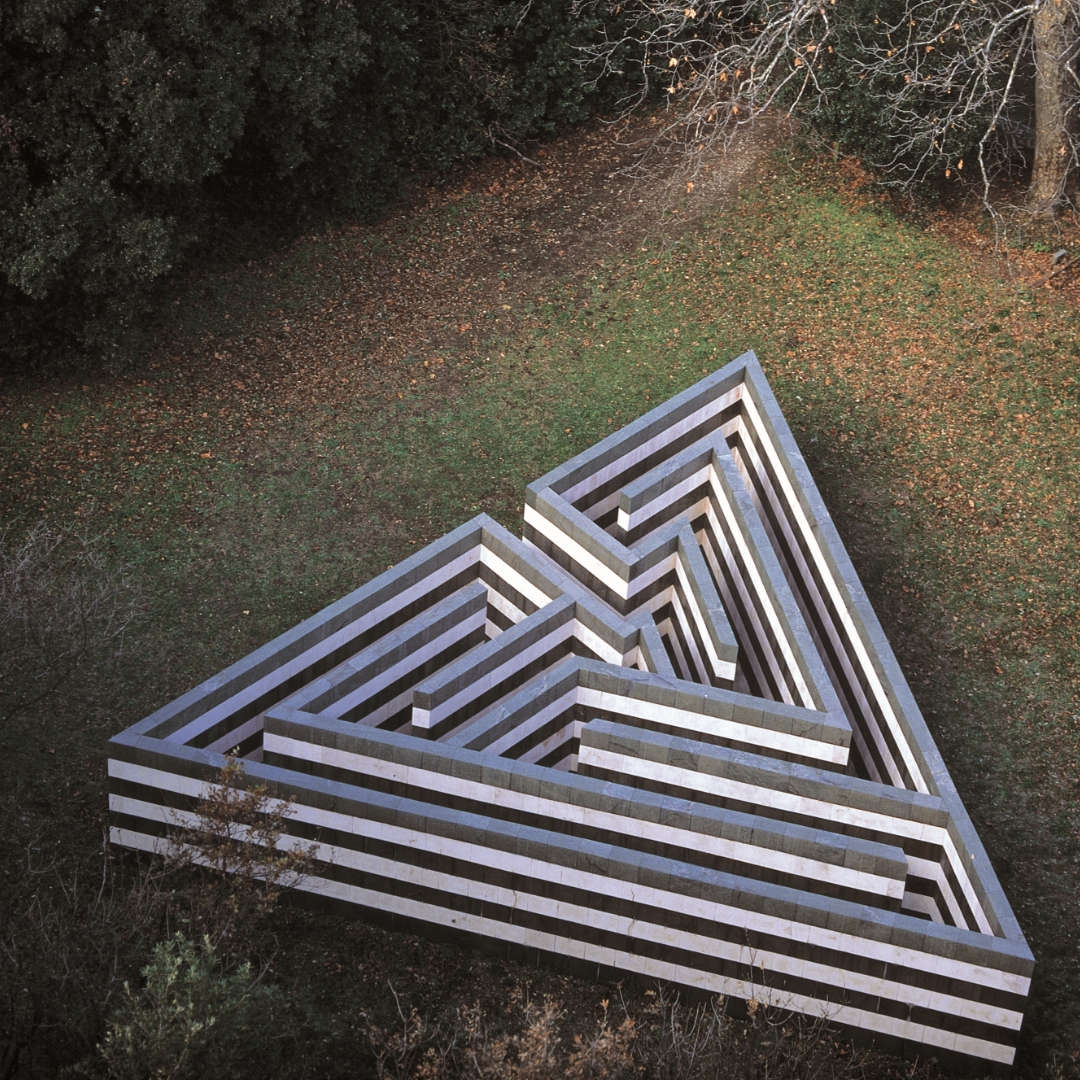 Das Labyrinth von Robert Morris in der Fattoria di Celle - Sammlung Gori