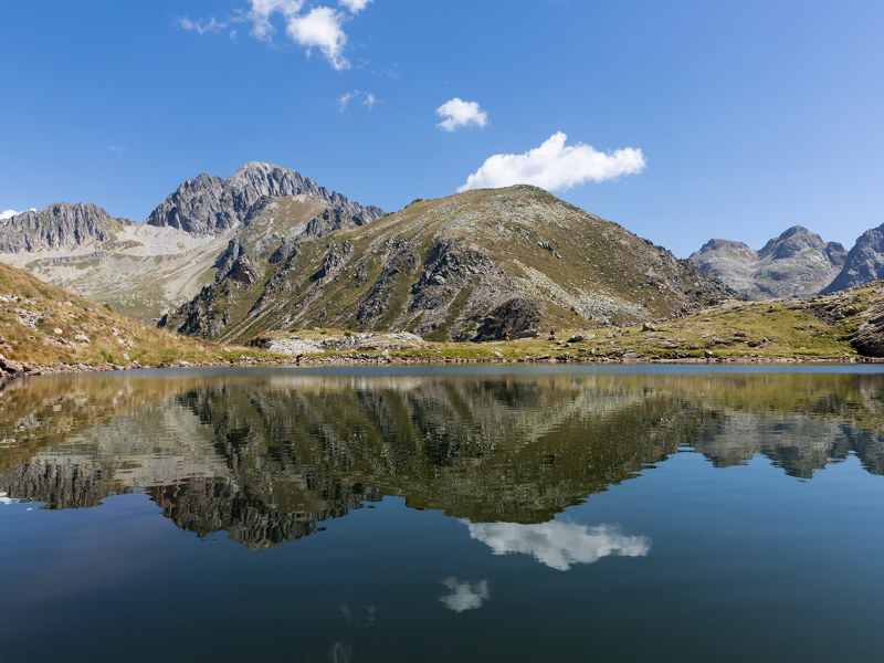 Der See von Forcella Magna