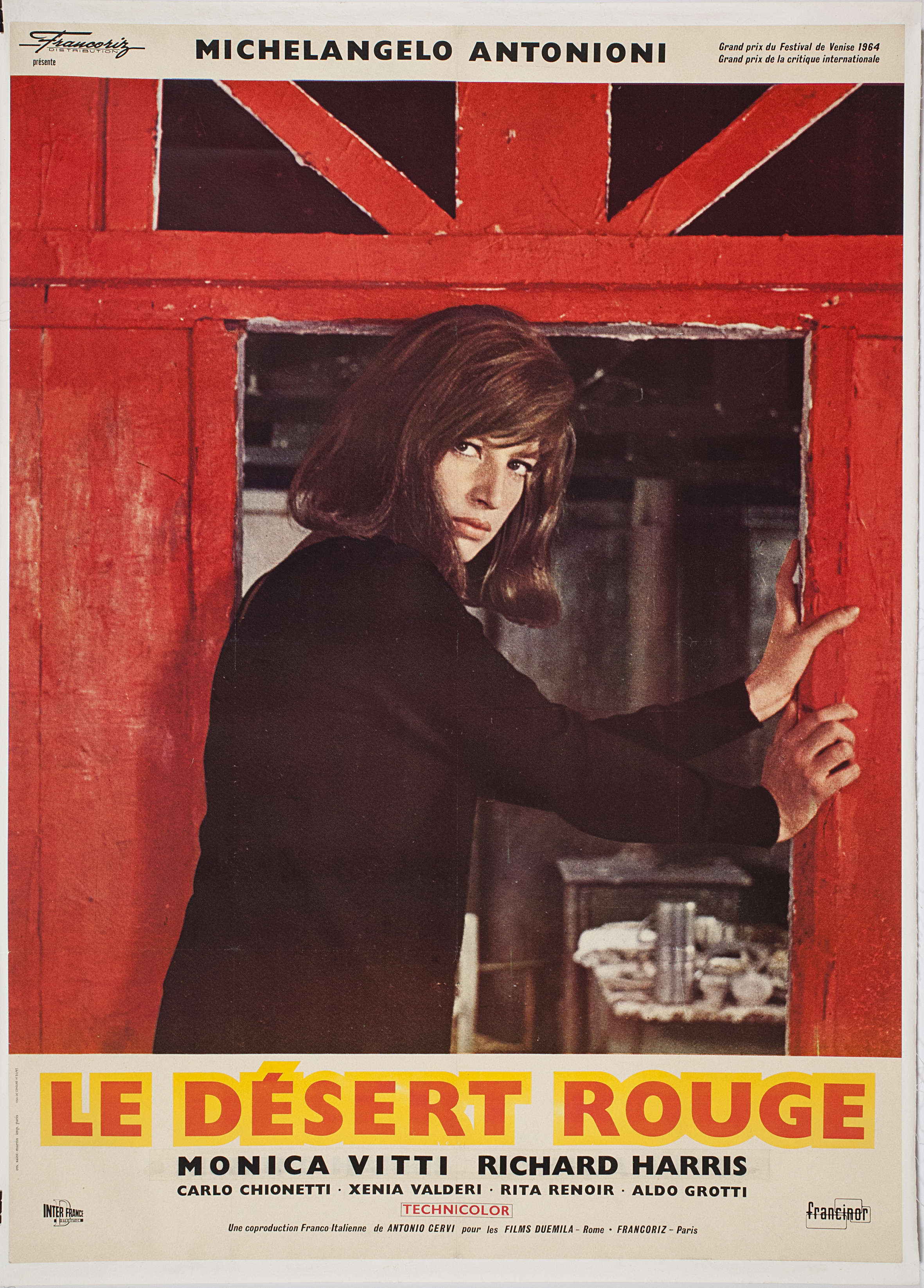 Affiche française pour Le désert rouge, 1964