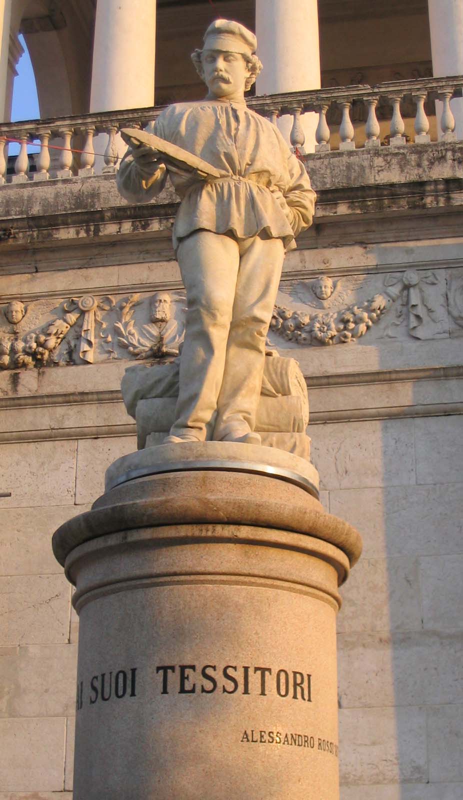 The Monument to the Weaver in Schio