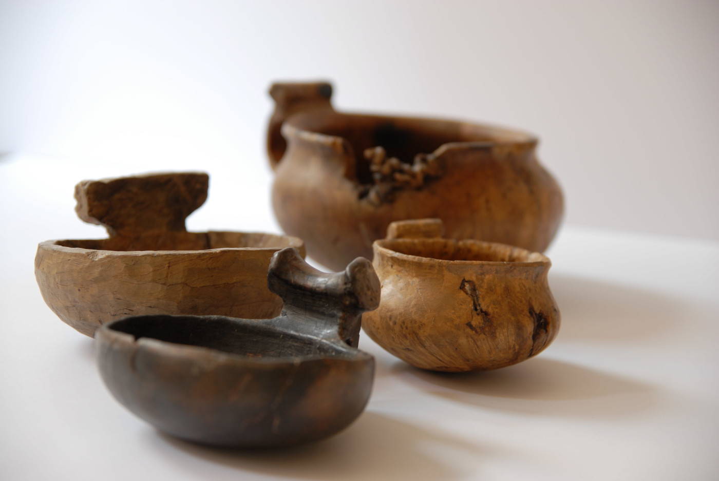 Museo delle Palafitte, wooden cups. Archives Office of Archaeological Heritage Autonomous Province of Trento.