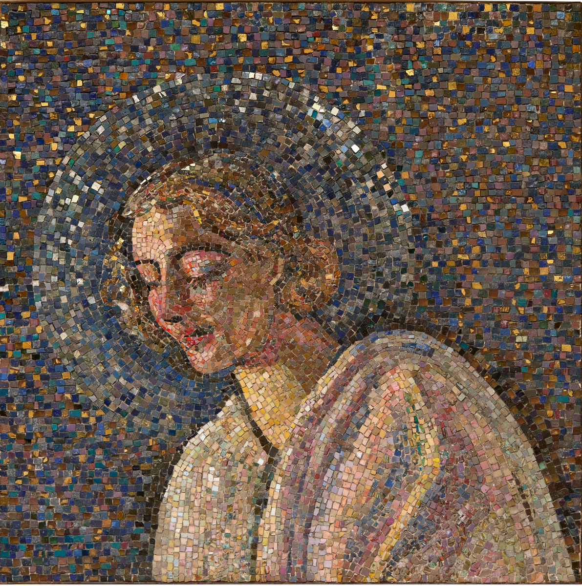 Renato Signorini, Angelo (1931; Mosaik, 80 × 80 cm; Ravenna, Privatsammlung Eredi Signorini)