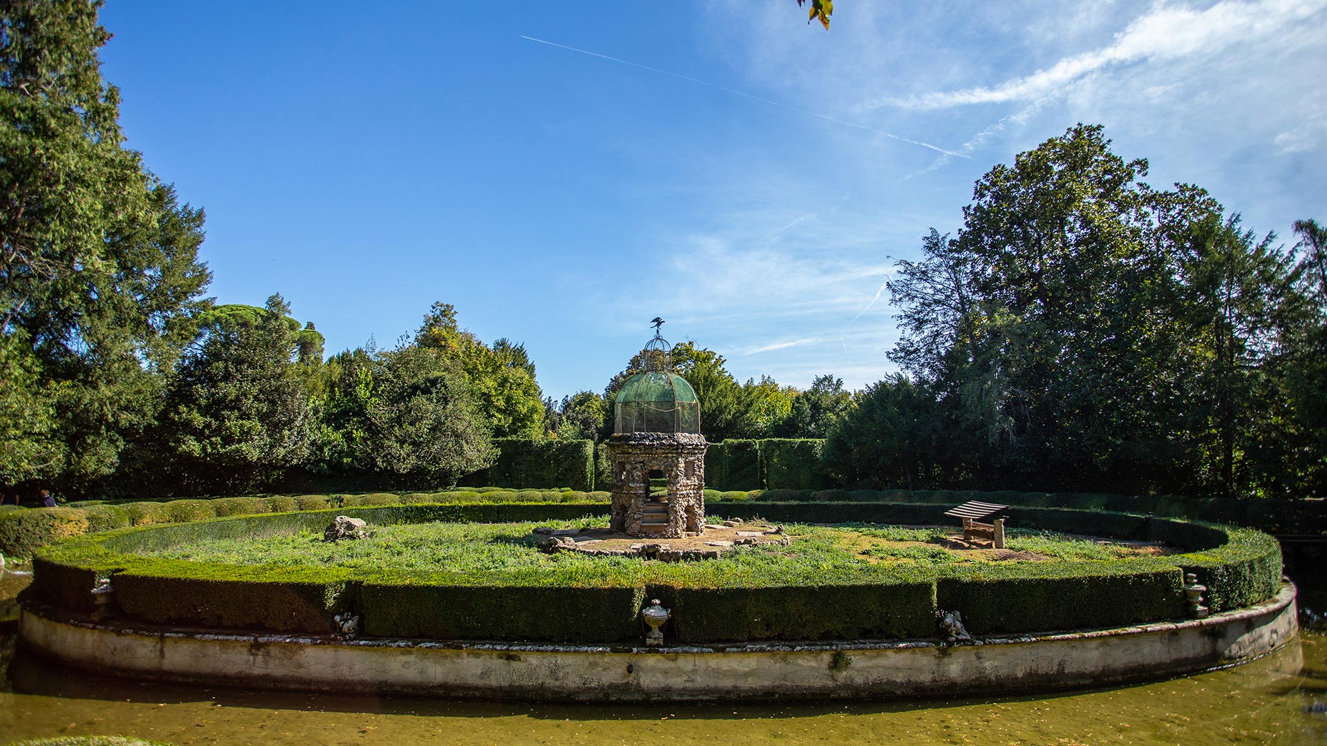 Die Insel der Kaninchen. Foto: Villa Barbarigo