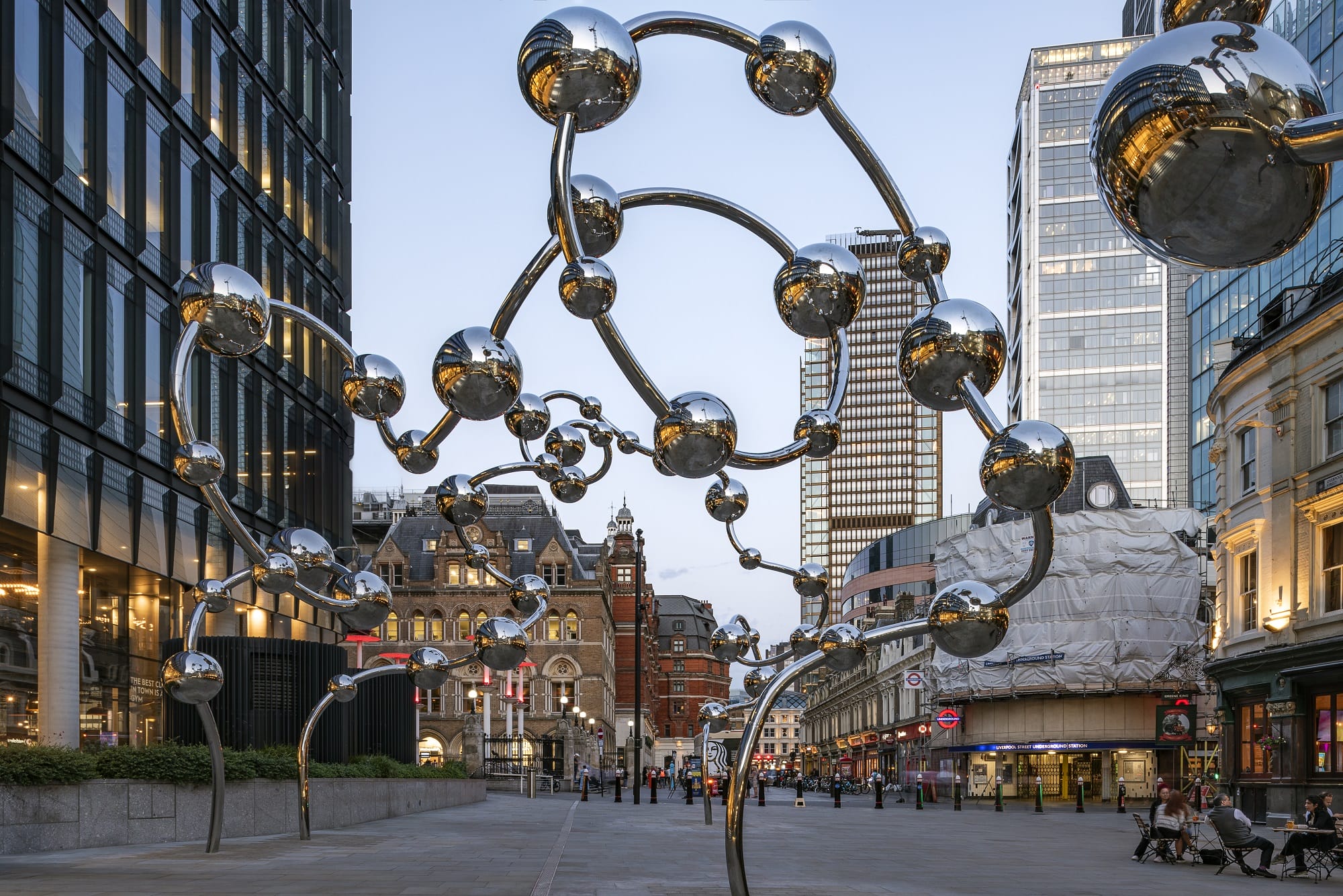 World's largest public sculpture by Yayoi Kusama installed in London