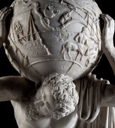 Ministry sends MANN's Farnese Atlas to Japan... for Osaka Expo