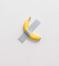 Unbelievable. Cattelan's banana up for auction for $1 million