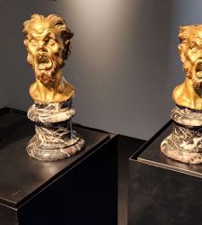 Die vier grotesken Köpfe, die Bernini für seine Kutsche anfertigte