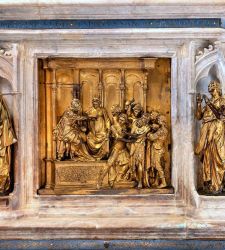 Das Taufbecken der Kathedrale von Siena, ein Werk der großen Renaissance-Meister, wurde restauriert.