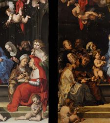 Milan, la restauration du retable de Girolamo Genga à la galerie d'art de Brera est achevée.