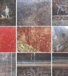 Pompeji, gefundene Graffiti-Inschriften, Zeugnisse der Menschen, die diese Orte durchquerten