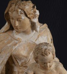 Venetian Heritage has a papier-mâché Madonna attributed to Sansovino restored