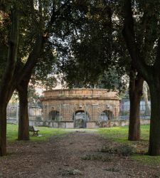 Roma, riapre la Loggia dei Vini a Villa Borghese, dopo un primo intervento di restauro