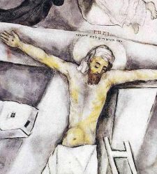 La Crocifissione bianca di Marc Chagall esposta per la prima volta in Italia, a Roma 