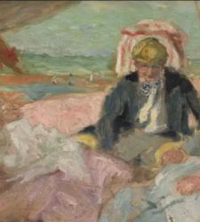 Florenz, eine Ausstellung über die Impressionisten in der Normandie im Museo degli Innocenti