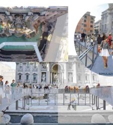 Rome, Trevi Fountain maintenance begins. There will also be a walkway to see it up close