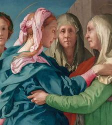 Die Heimsuchung von Pontormo wird nach Poggio a Caiano verlegt