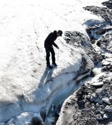 À l'Institut culturel italien d'Oslo, l'art de Roberto Ghezzi s'intéresse au changement climatique.