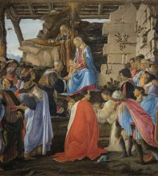 For the Christmas exhibition at the Diocesan Museum in Milan, there is a masterpiece from the Uffizi: Botticelli's Adoration