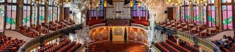 The Palau de la M&uacute;sica Catalana, a masterpiece of modernism