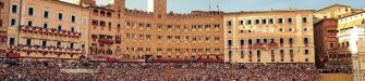 Cuando el Palio de Siena es una obra de arte. Los artistas que pintaron el estandarte 