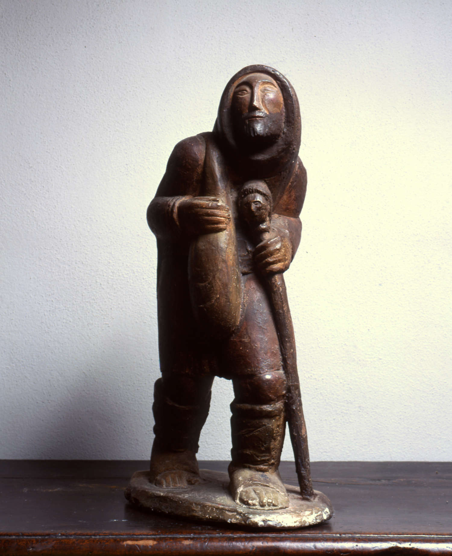 Figur aus dem umbrischen Krippenspiel von Enrico Cagianelli