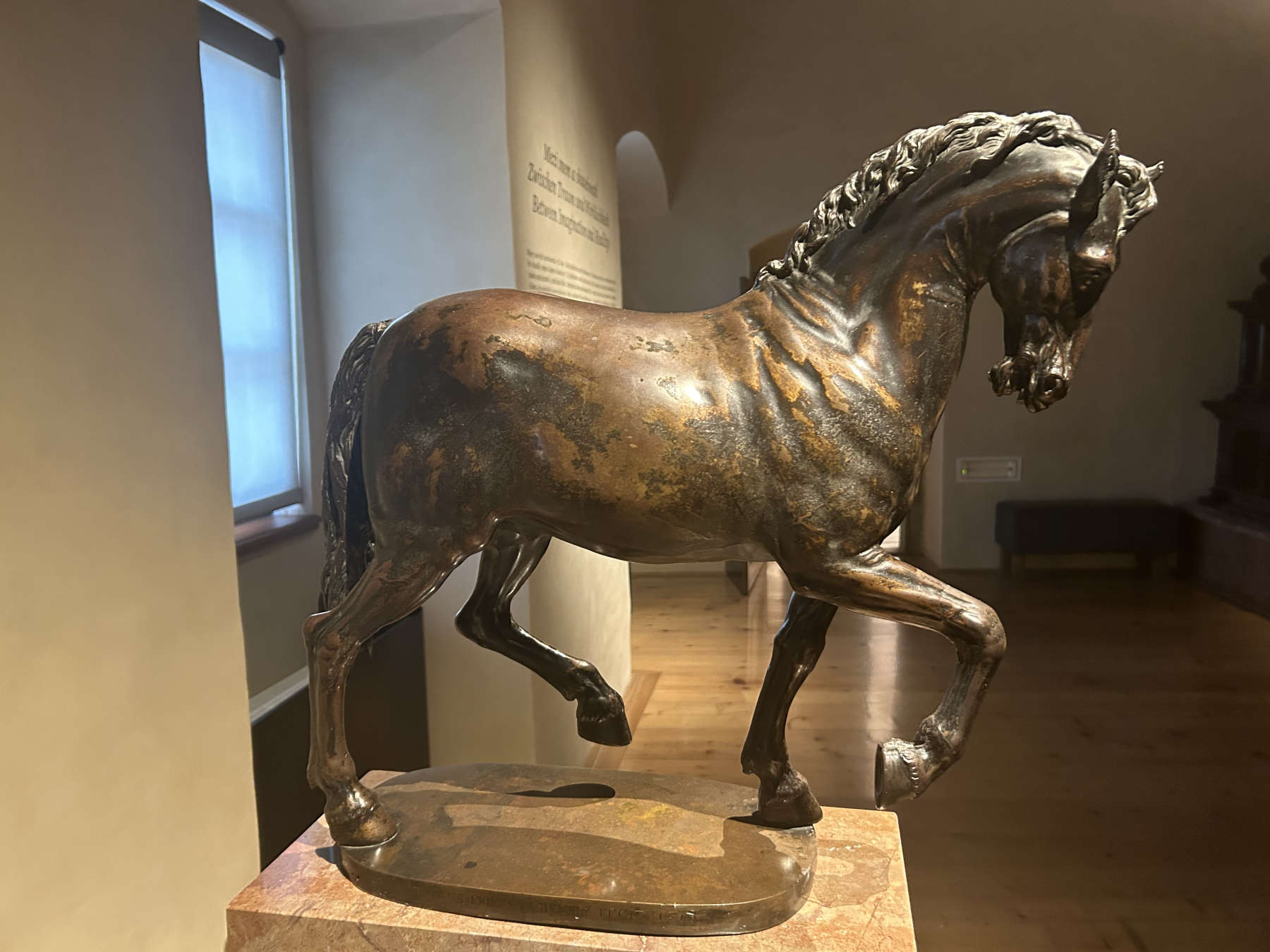 Adriaen de Vries, Marching Horse (1610; bronze; Prague, Národní Galerie)