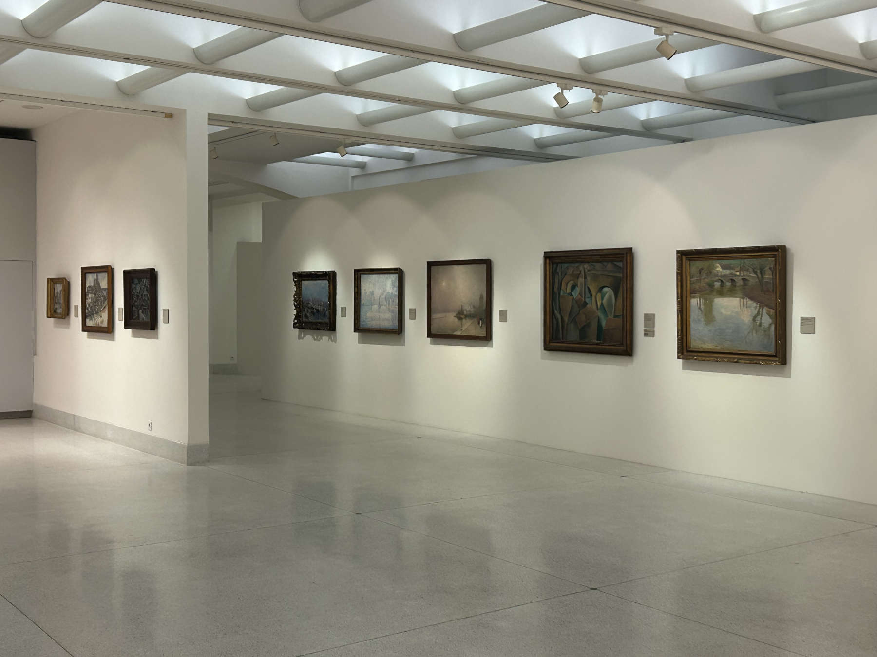 The exhibits in the Art of the Long Century section.