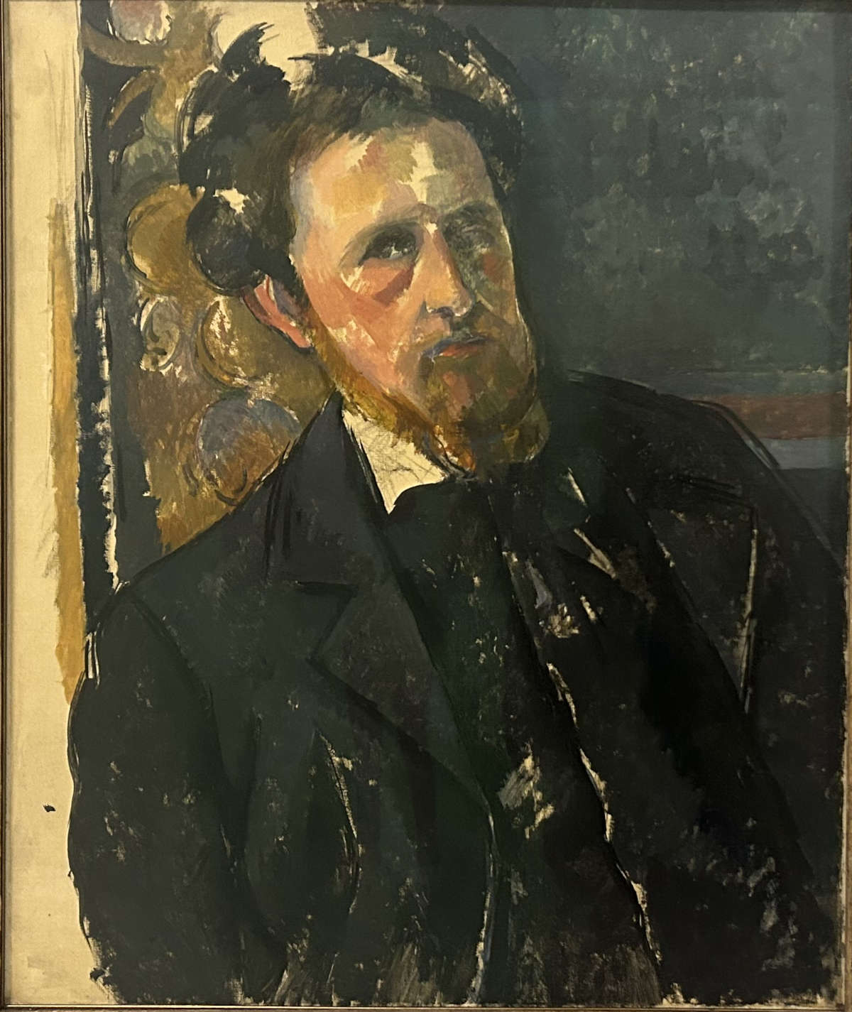 Paul Cézanne, Portrait of Joachim Gasquet (1896-1897; oil on canvas, 65.5 x 54.5 cm; Prague, Národní Galerie)