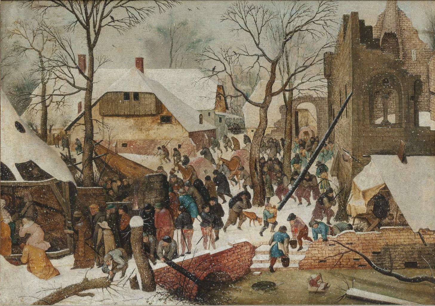 Pieter Brueghel the Younger, The Adoration of the Magi (oil on panel, 39 x 56 cm; Prague, Národní Galerie)