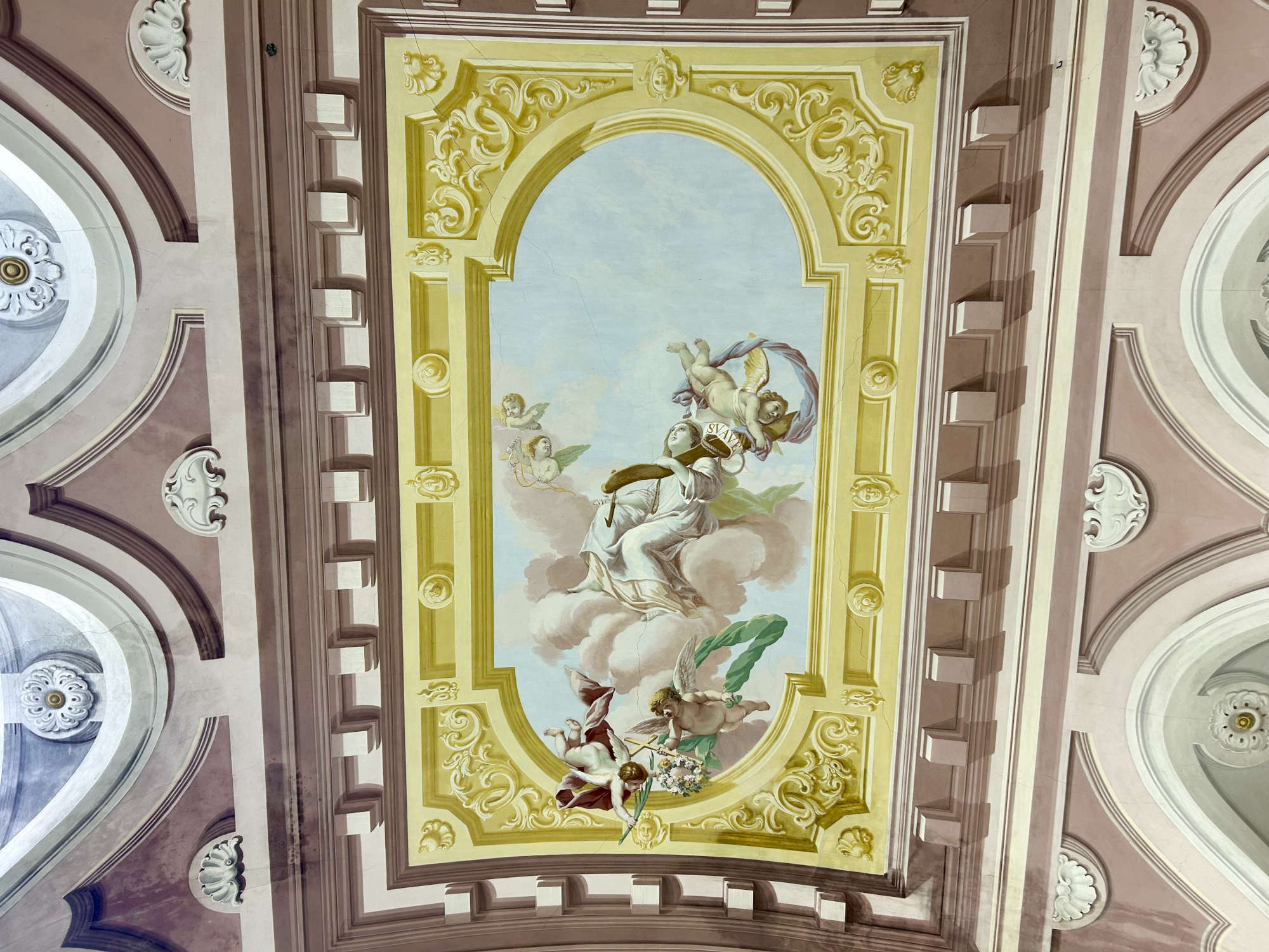 Allegory of Labor on the refectory vault