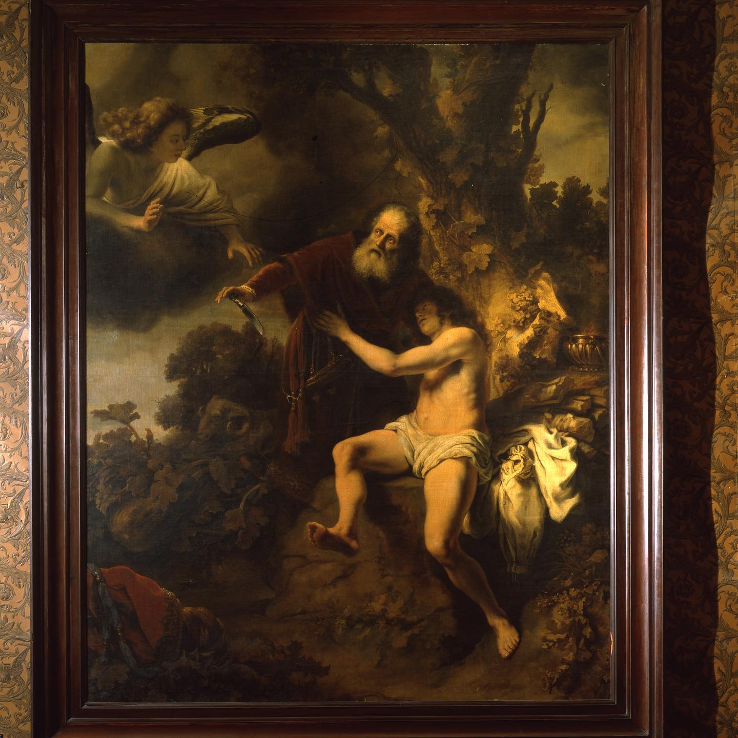 The Sacrifice of Isaac by Ferdinand Bol