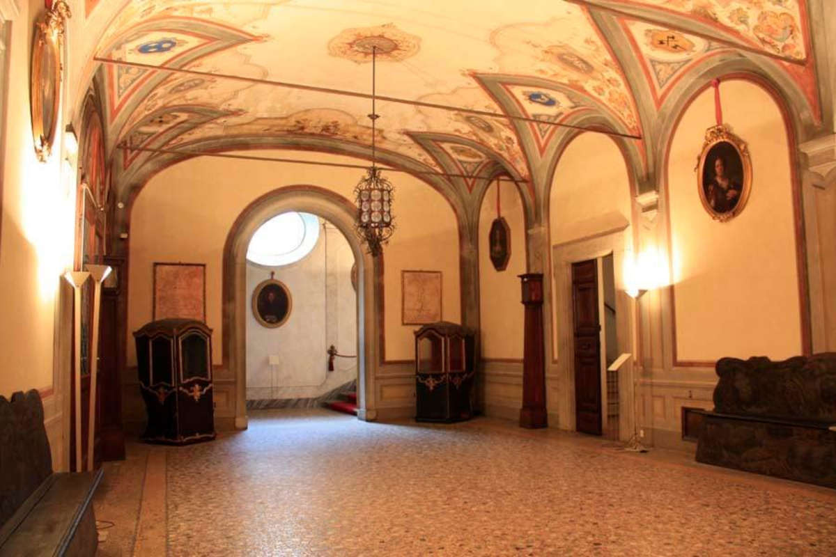 Palazzo Mansi, le hall d'entrée au rez-de-chaussée