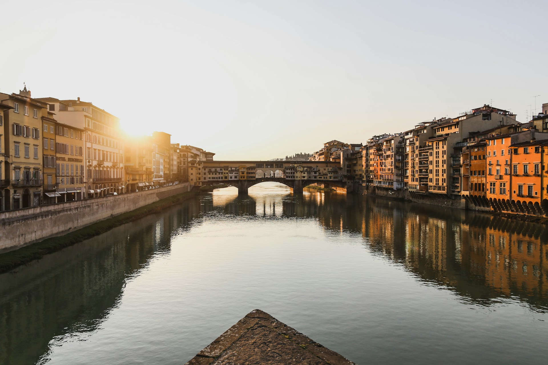 L'Arno à Florence. Photo : Giuseppe Mondì