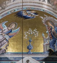 Una tecnica inedita nella storia dei mosaici: l'Annunciazione nella Cattedrale di Pisa